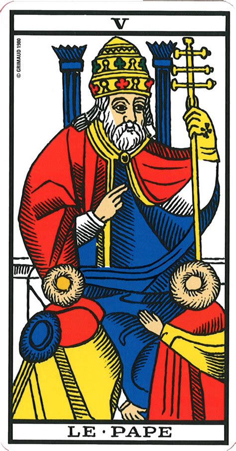 carte du pape tarot|Le Pape Tarot : Signification en Amour, Santé et Argent